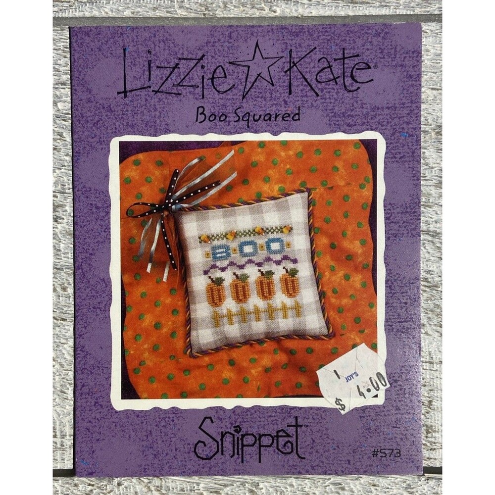 Cross Stitch Chart - Lizzie Kate - Snip It - Boo Squared